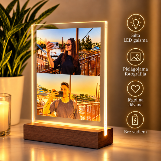 LED dekors ar Jūsu attēlu