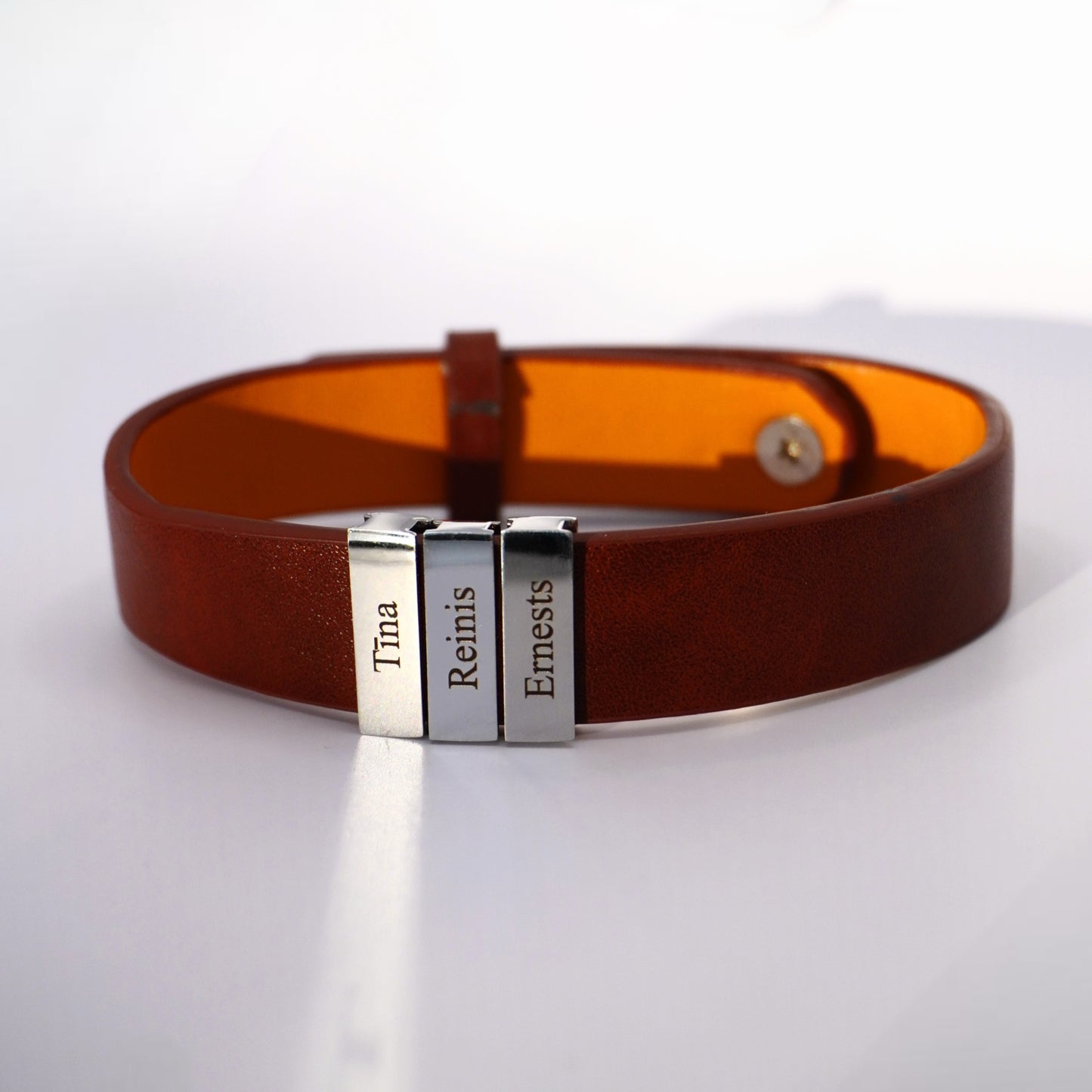 LUMOS vīriešu ādas imitācijas rokassprādze