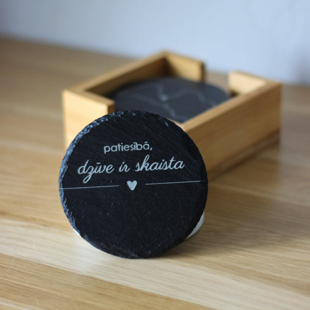 Krūzes paliktnis ar gravējumu