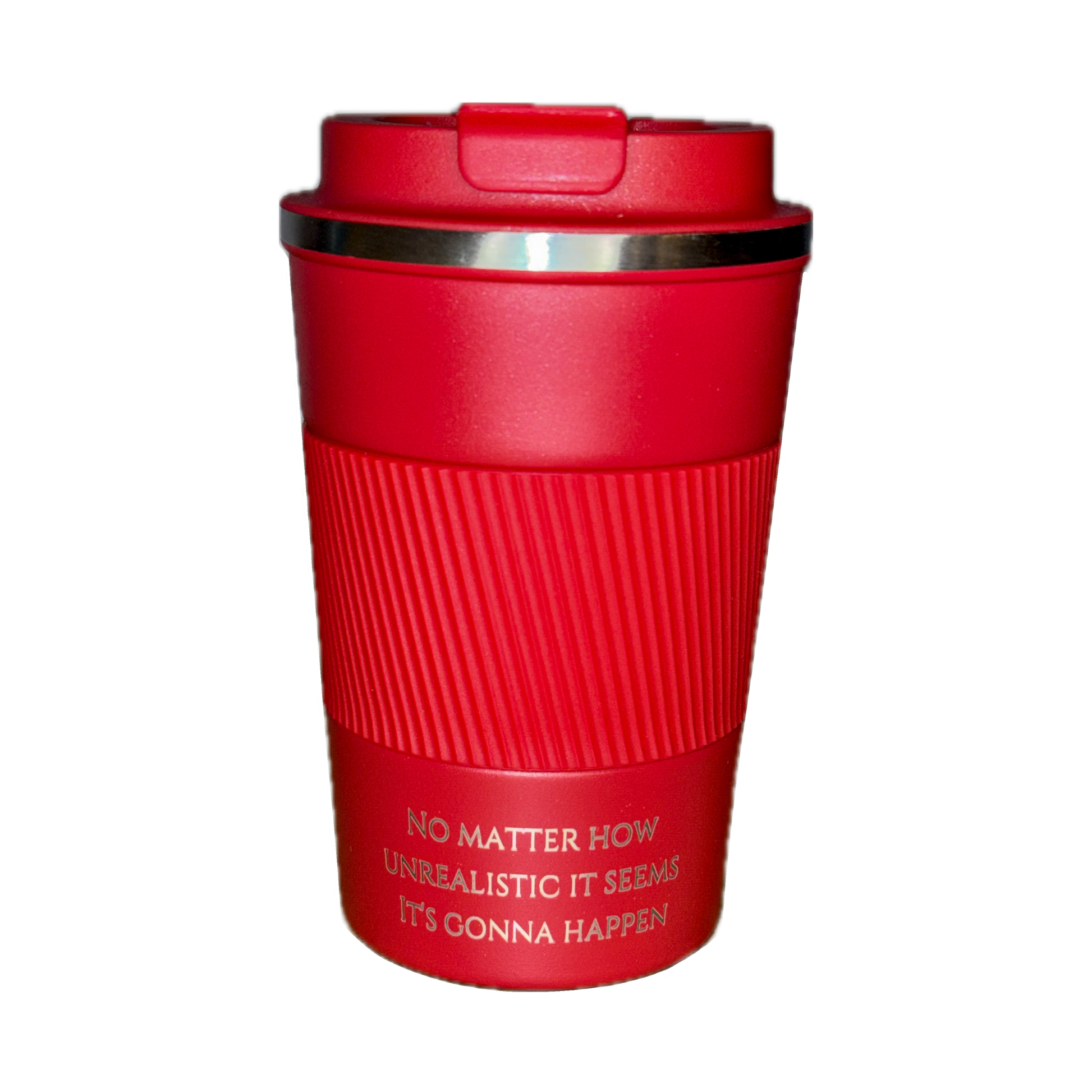 Personalizēta termokrūze 380ml sarkanā krāsā