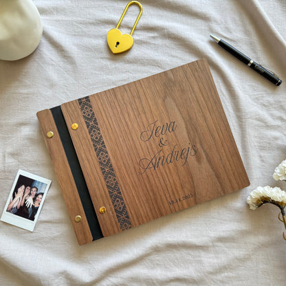 Viesu grāmata kāzām personalizēta