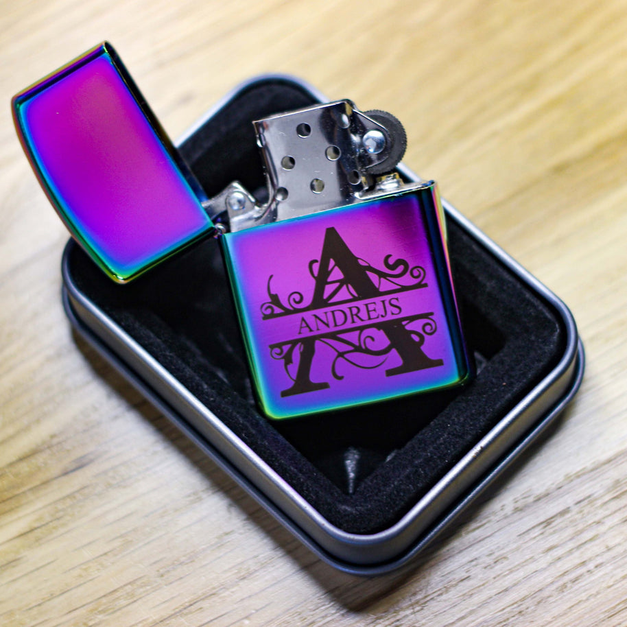 Personalizētas šķiltavas hameljona krāsā ar gravējumu