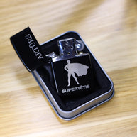 Personalizētas šķiltavas melnā krāsā ar gravējumu