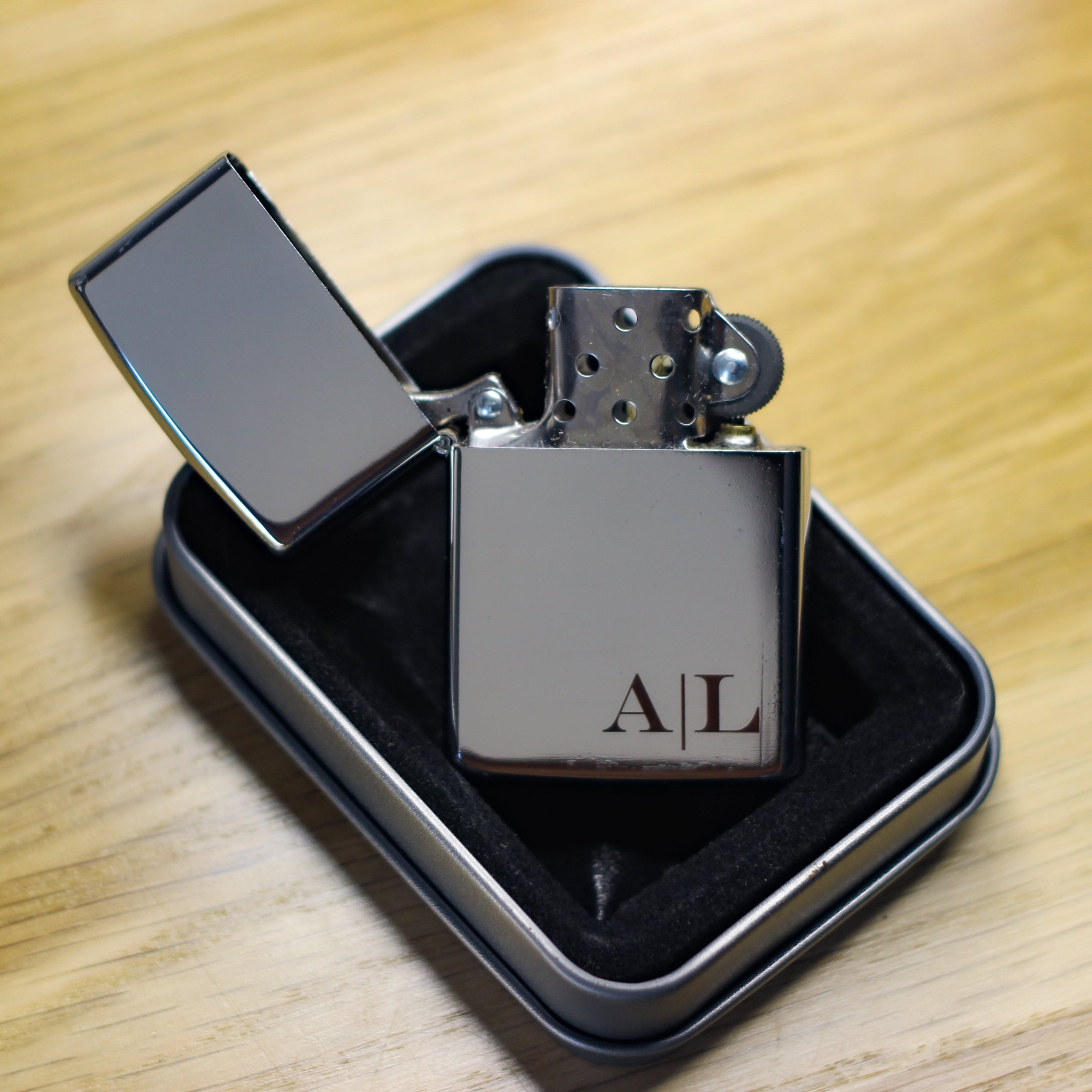 Personalizētas šķiltavas sudraba krāsā ar gravējumu